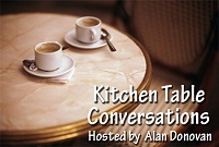 Logo for Kitchen Table Conversations, hosted by Alan Donovan